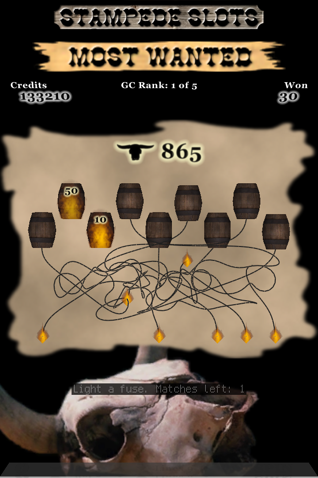 Screenshot Stampede Slots: Most Wanted w/iAd Screenshot Stampede Slots: Most Wanted w/iAd